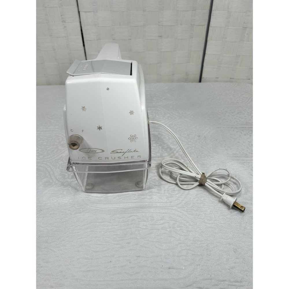 Vintage Oster Snowflake Ice Crusher electric